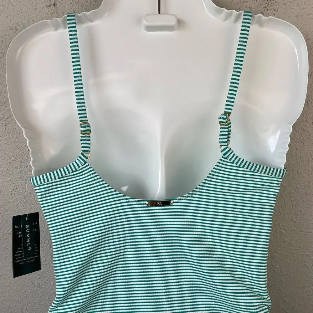 NWT Lauren Ralph Lauren Tankini and Matching Swim Bottoms Sizes 6 or 14